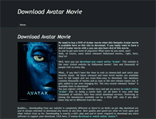 Tablet Screenshot of download-avatar.weebly.com
