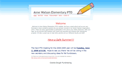 Desktop Screenshot of annewatsonpto.weebly.com