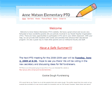 Tablet Screenshot of annewatsonpto.weebly.com