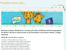 Tablet Screenshot of diapersworld.weebly.com