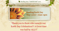 Desktop Screenshot of earthdayreadingpaarea.weebly.com