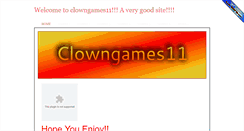 Desktop Screenshot of clowngames11.weebly.com