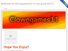 Tablet Screenshot of clowngames11.weebly.com