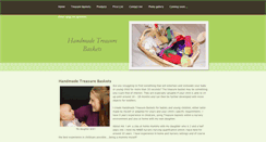Desktop Screenshot of handmadetreasurebaskets.weebly.com