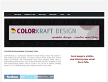 Tablet Screenshot of colorkraftdesign.weebly.com