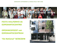Tablet Screenshot of esperanto-antwerpen.weebly.com
