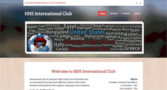Desktop Screenshot of hhsinternationalclub.weebly.com
