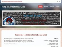 Tablet Screenshot of hhsinternationalclub.weebly.com