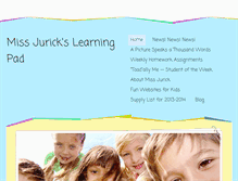 Tablet Screenshot of missjuricksspot.weebly.com