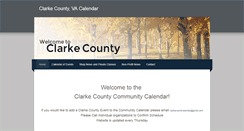 Desktop Screenshot of clarkecountyvacalendar.weebly.com