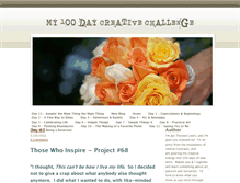 Tablet Screenshot of mycreativechallenge.weebly.com