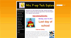 Desktop Screenshot of mrspsoptechexplore.weebly.com
