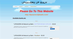 Desktop Screenshot of lipsaverslipbalm.weebly.com