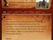 Tablet Screenshot of follyfoothorseandponysanctuary.weebly.com