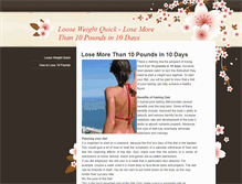 Tablet Screenshot of loose-weight-quick.weebly.com