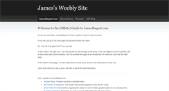 Desktop Screenshot of jamesbaquet.weebly.com