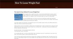 Desktop Screenshot of loose-weight-fast.weebly.com