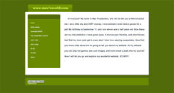 Desktop Screenshot of maxsworld.weebly.com