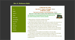 Desktop Screenshot of deawestmsmath.weebly.com