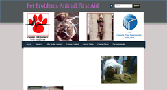 Desktop Screenshot of petproblemsanimalfirstaid.weebly.com