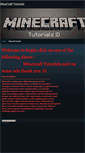 Mobile Screenshot of minecraft-tutorials.weebly.com