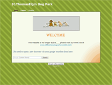 Tablet Screenshot of elgindogpark.weebly.com