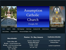 Tablet Screenshot of dwightassumption.weebly.com