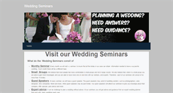 Desktop Screenshot of bridalseminars.weebly.com