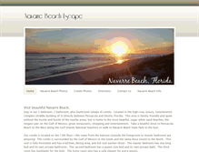 Tablet Screenshot of navarrebeachescape.weebly.com