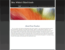 Tablet Screenshot of mrswhitesclassroom.weebly.com