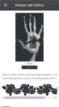 Mobile Screenshot of deseosdelgotico.weebly.com