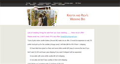 Desktop Screenshot of kandrwedding.weebly.com