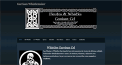 Desktop Screenshot of garrisanwhistlemaker.weebly.com