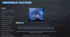 Desktop Screenshot of memorablevacationz.weebly.com