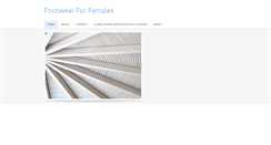 Desktop Screenshot of footwearforfemalesy3.weebly.com