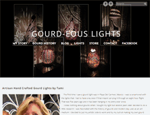 Tablet Screenshot of gourdeouslights.weebly.com