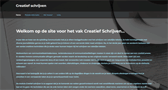 Desktop Screenshot of creatiefschrijven.weebly.com
