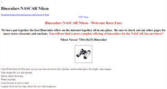 Desktop Screenshot of binocularsnascarnikon.weebly.com