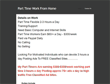 Tablet Screenshot of parttimehomework.weebly.com