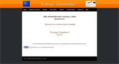 Desktop Screenshot of ecologicexpedition.weebly.com