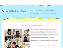 Tablet Screenshot of myenglishathome.weebly.com