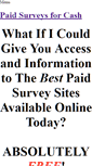 Mobile Screenshot of paid-surveys-for-cash.weebly.com