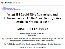Tablet Screenshot of paid-surveys-for-cash.weebly.com