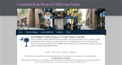 Desktop Screenshot of confidentkidschildcare.weebly.com