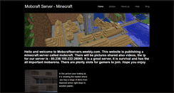 Desktop Screenshot of mobcraftservers.weebly.com