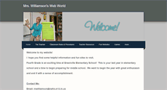 Desktop Screenshot of mrs-williamson4thgrade.weebly.com