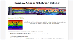 Desktop Screenshot of lehmanrainbowalliance.weebly.com