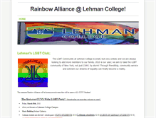 Tablet Screenshot of lehmanrainbowalliance.weebly.com