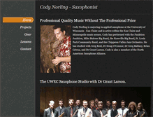 Tablet Screenshot of codynorling-saxophonist.weebly.com