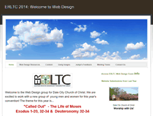 Tablet Screenshot of llchurchofchrist.weebly.com